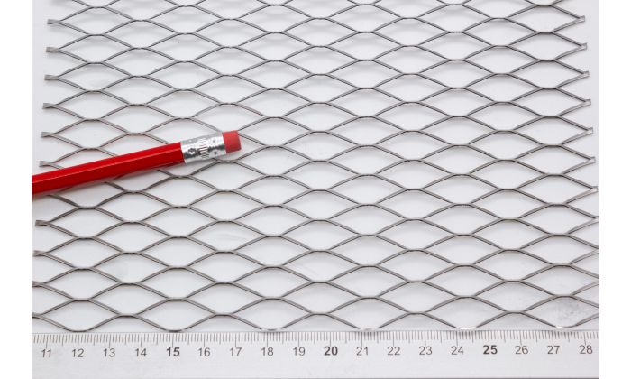 95S - Large, Expanded Metal, Raised, Stainless Steel Mesh