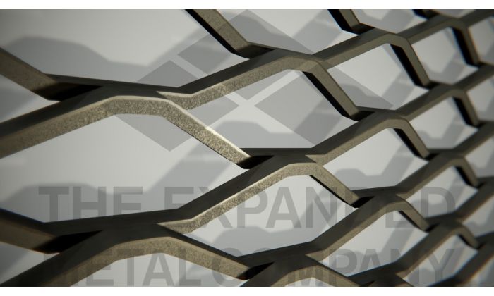 4896 Large Expanded Metal Raised Steel Mesh The Expanded Metal Company