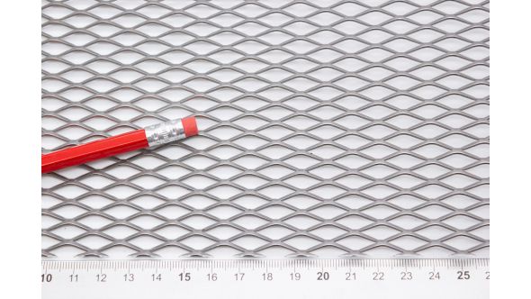 0798S - Large, Expanded Metal, Raised, Stainless Steel Mesh