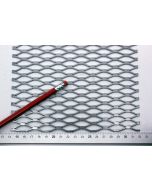 1281F - Large, Expanded Metal, Flattened, Steel Mesh