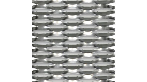 Athens Sample - Large, Expanded Metal, Raised, Aluminium Mesh
