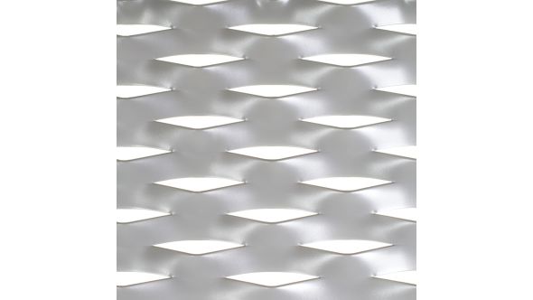 Bilbao - Large, Expanded Metal, Raised, Aluminium Mesh