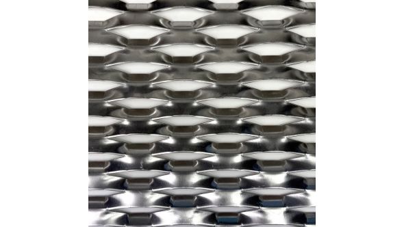 London - Expanded Metal, Raised, Aluminium Mesh