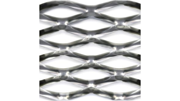 New York - Large, Expanded Metal, Raised, Aluminium Mesh