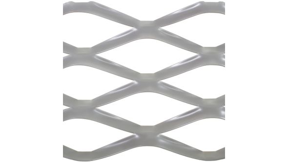 Prague - Large, Expanded Metal, Raised, Aluminium Mesh