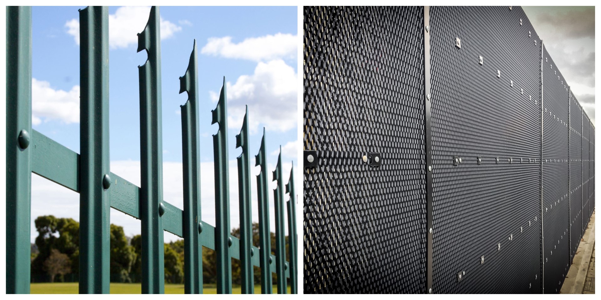 Expanded metal versus Palisade fencing 