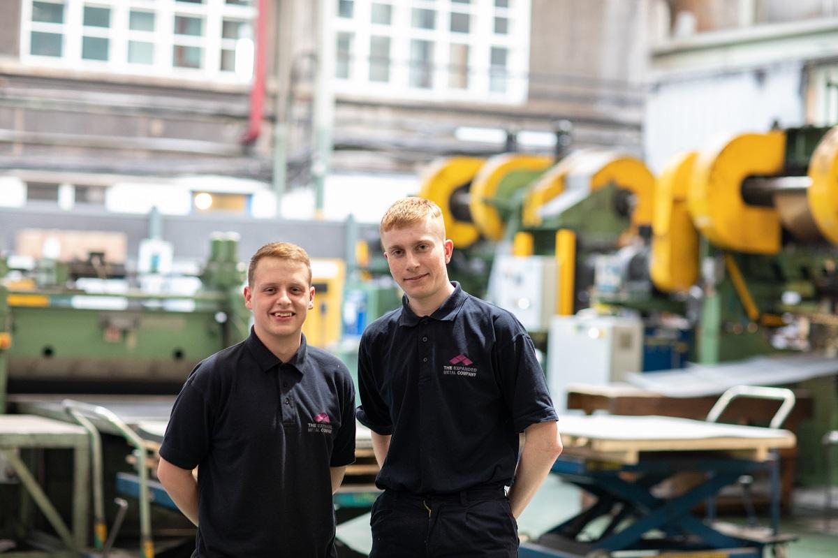 The Expanded Metal Company welcomes three new apprentices